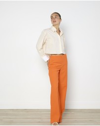 Cirkular - Pre-Loved - Courreges Pantalon in Orange