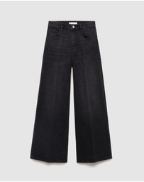 M.N.G - High-Waisted Wide-Leg Jeans