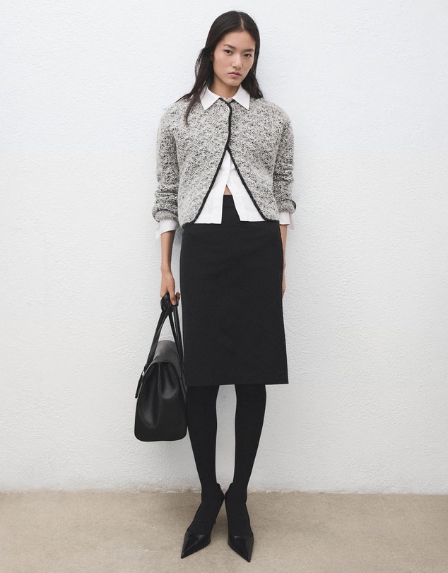 M.N.G - Flecked Cotton-Blend Jacket