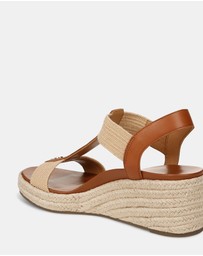 Vionic - Calera Wedge - Camel Leather