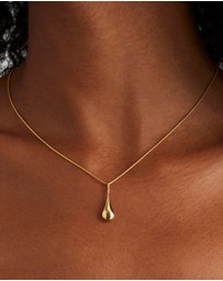 Najo - My Silent Tears Yellow Gold Necklace