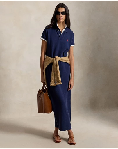 Polo Ralph Lauren - Cotton Mesh Polo Dress - The ICONIC Exclusive