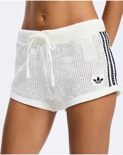 adidas Originals - Knitted Crochet Shorts