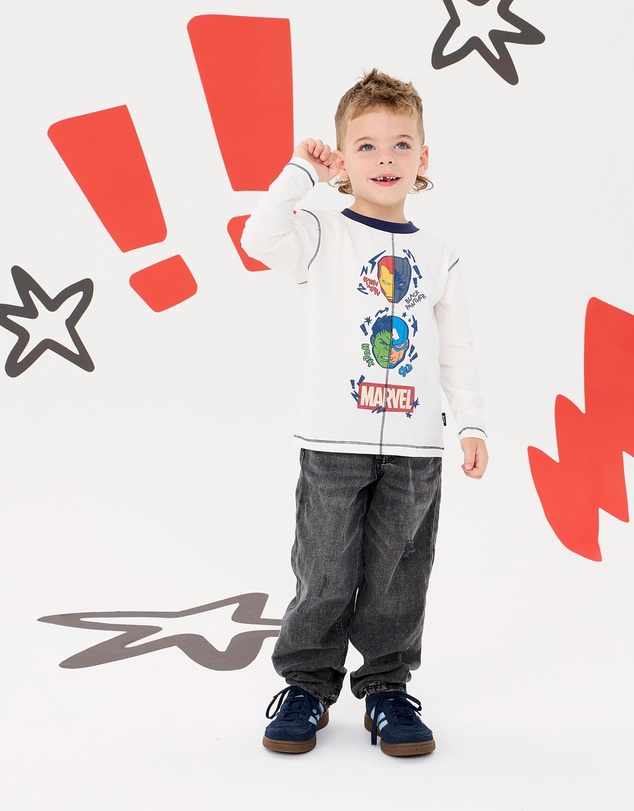 Rock Your Kid - Marvel LS Tee - Kids-Teens