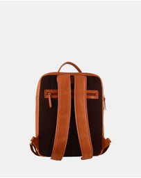 Pierre Cardin - Pierre Cardin Leather Business/Laptop Backpack