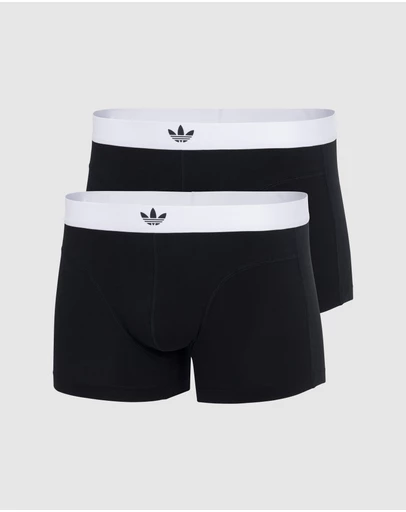 adidas Originals - 2 Pack Comfort Flex Cotton Body Lines Trunk Underwear