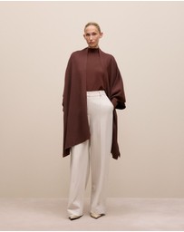 Trenery - Merino Mock Neck in Espresso