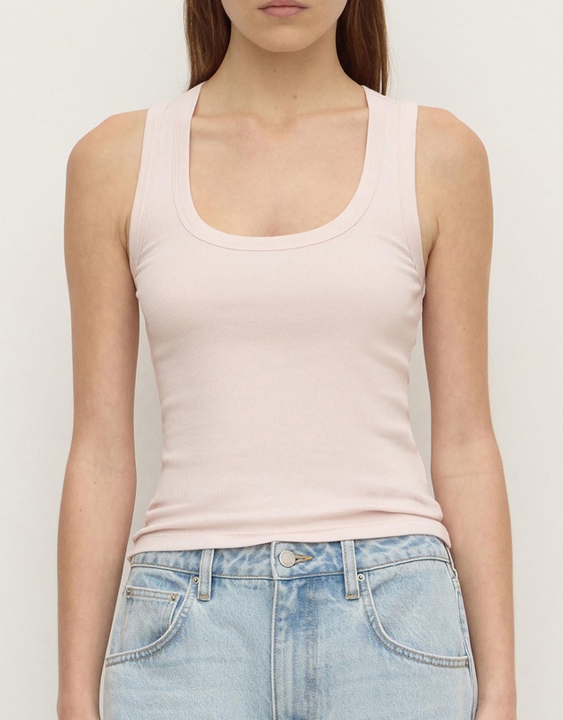 Assembly Label - Robyn Scoop Neck Rib Tank