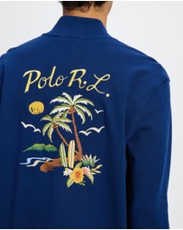 Polo Ralph Lauren - Embroidered Loopback Fleece Jacket - ICONIC EXCLUSIVE