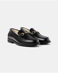 Duke + Dexter - Wilde Black Plus Bit Loafer - Men's