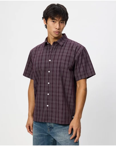 Thrills - Patches Cropped Short Sleeve Shirt