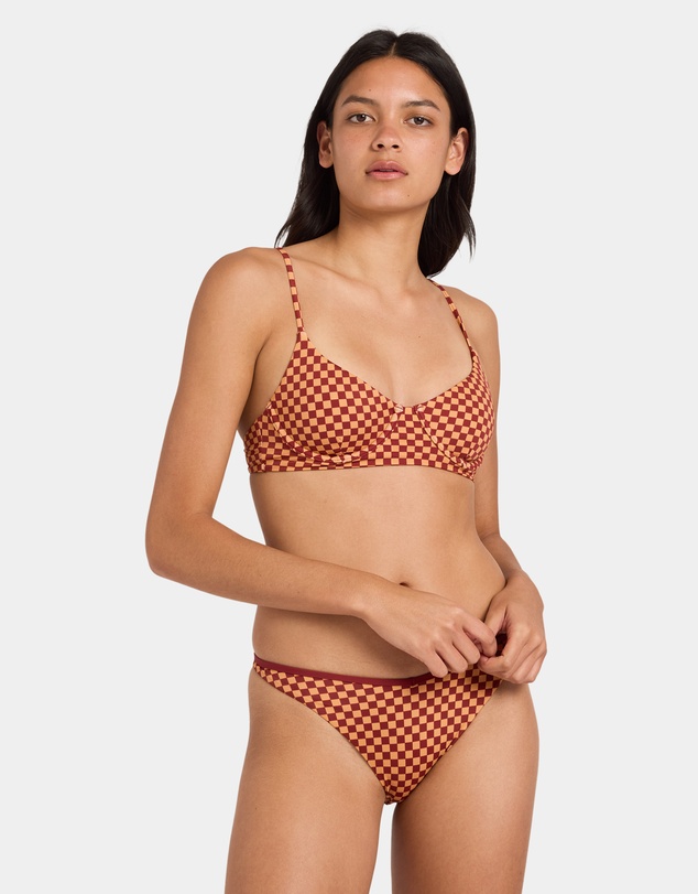 RVCA - Womens Reverberation 90s Longline Bikini Top