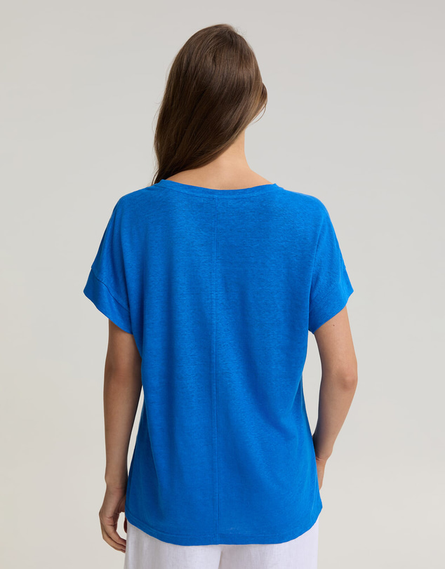 Sportscraft - Tonia Crew Neck Linen Tee