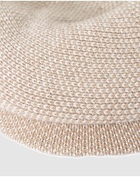 Max Alexander - European Made Beige Wool Beret Cap