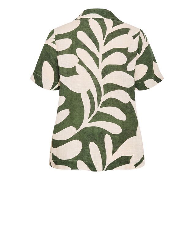 City Chic - Taranto Print Shirt
