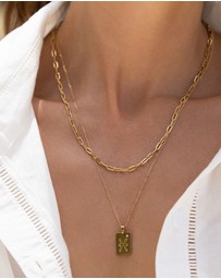 Arms Of Eve - Zodiac Gold Tag Necklace