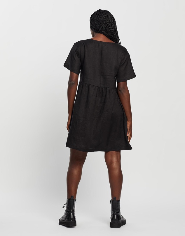 White By FTL - Zavi Linen Dress