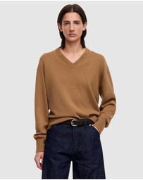 ARKET - Cotton-Wool V-Neck Jumper