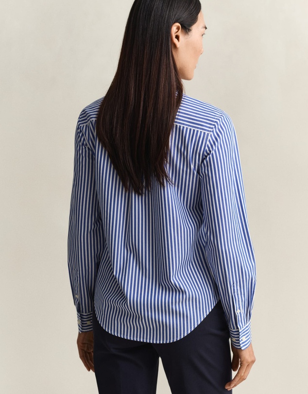 Gant - Regular Fit Striped Poplin Shirt