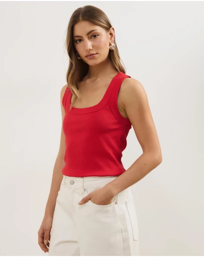 Atmos&Here - Organic Cotton Scoop Tank