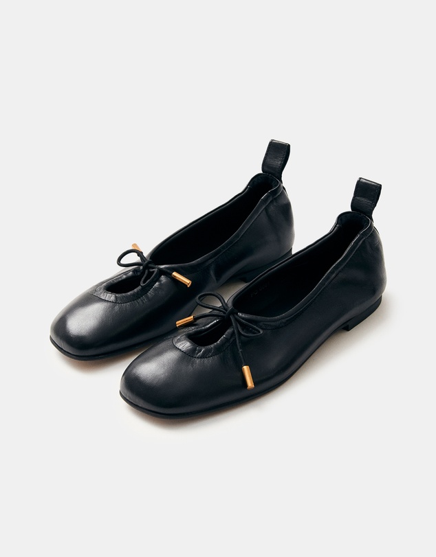 Alohas - Rosalind Leather Ballet Flats - Women's