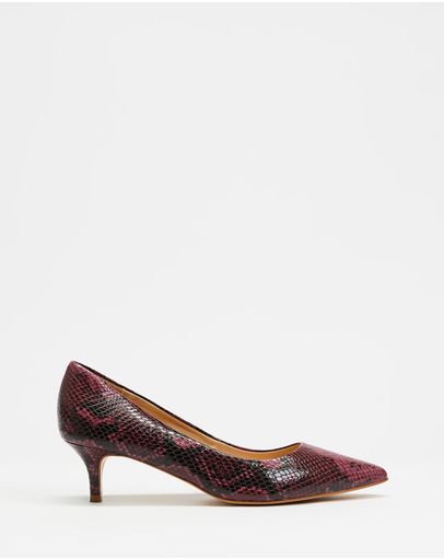 Burgundy Snakeskin