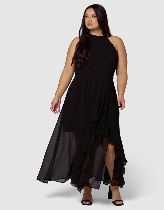 Pink Dusk by Curve Project - Kiss Kiss Maxi Dress