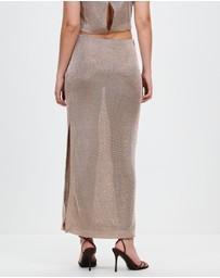 Third Form - Heavy Metal Knit Maxi Skirt