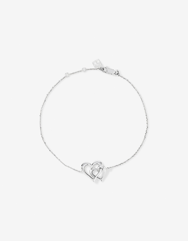 Michael Hill - Double Open Heart Bracelet in Sterling Silver