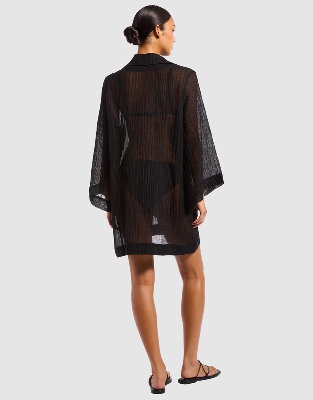 JETS - Wave Gauze Sheer Mini Cover Up