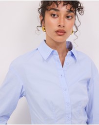 Calli - Hailey Pin Tuck Shirt