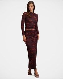 Forever New - Mimi Flute Maxi Skirt