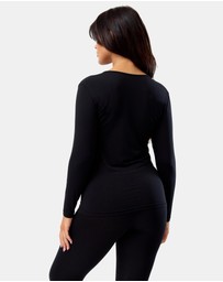 Hush Hush - Modal Thermal Long Sleeve Top