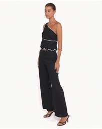 Petal & Pup - Lacy Pant Set - Black