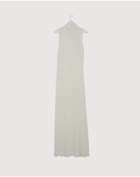 Revibe - Repaired Shona Joy Rio Cowl Open Back Maxi Dress - AU 12