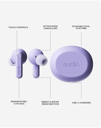 Sudio - A3 Pro - True Wireless Bluetooth 5.4 Headphones/Earbuds, Active Noise Cancelling