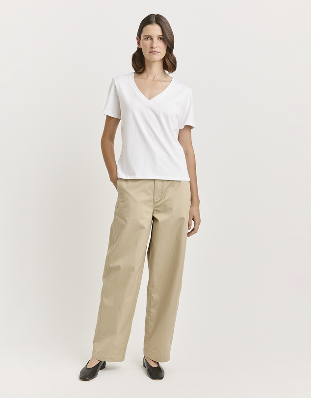 Toorallie - V-Neck Organic Cotton Tee