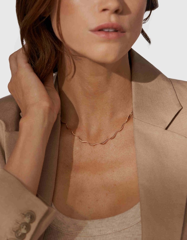 Skagen - Agnethe Rose Gold Tone Necklace