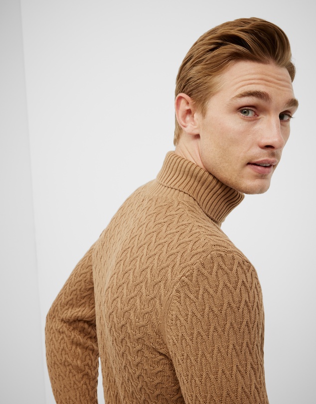 Politix - Textured Roll Neck Knit