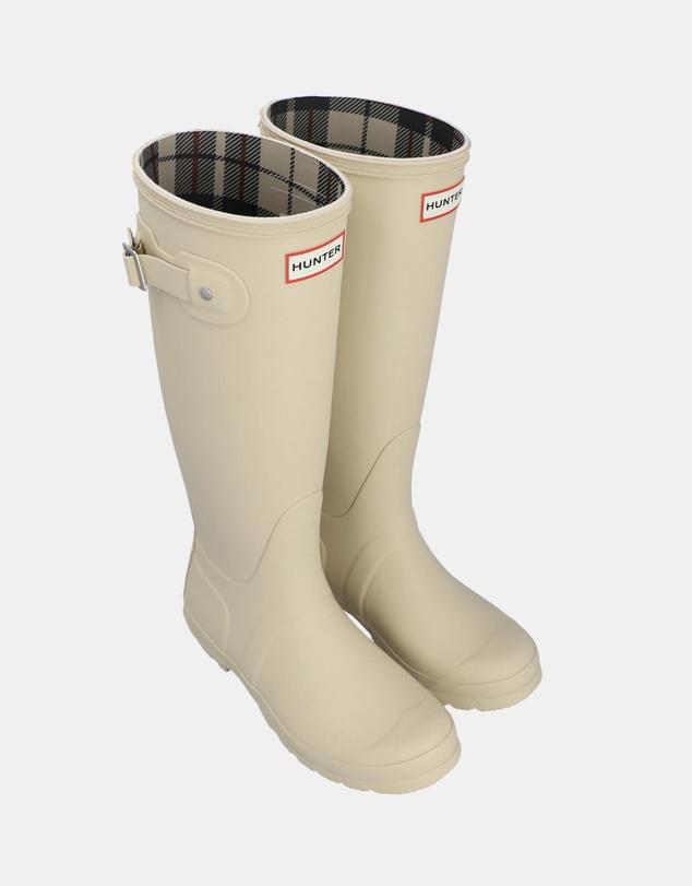 Hunter - Original Tall Tartan Lining Boots - Women's