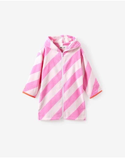 Cotton On Kids - Kids Zip Thru Hooded Towel