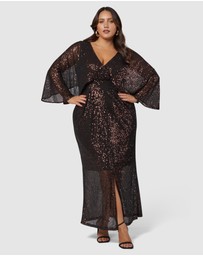 Pink Dusk by Curve Project - Red Carpet Ready Maxi Dress