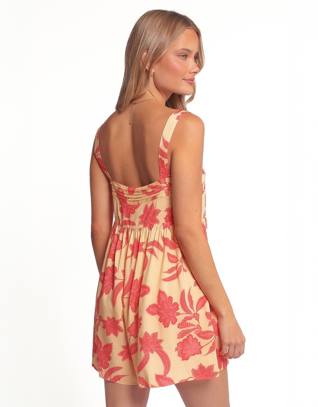 Petal & Pup - Nani Playsuit - Red Yellow Paisley Floral