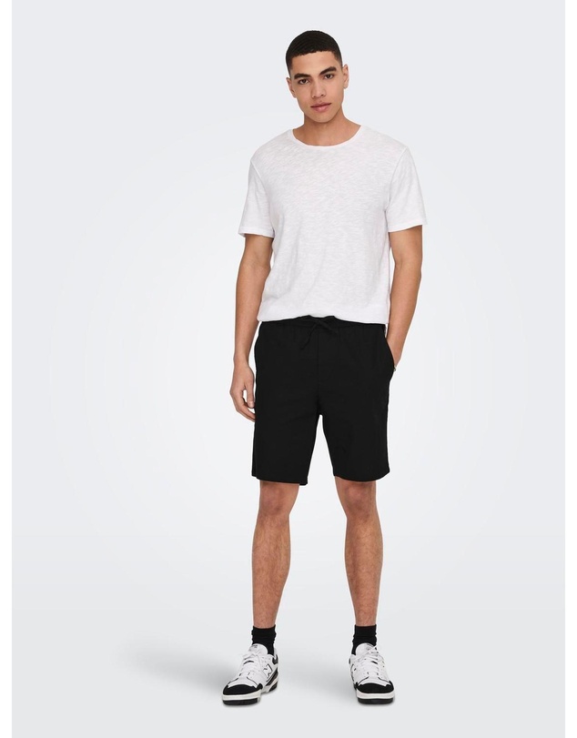 Only & Sons - ONSLINUS Shorts - Black