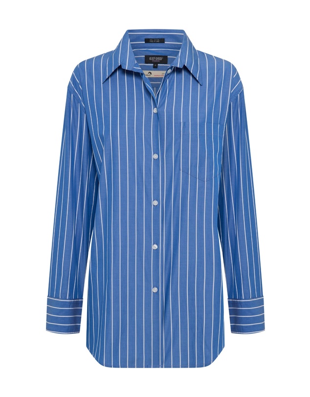 Oxford - Hailey Striped Euro Fabric Shirt