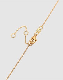 Elli Jewelry - Necklace Choker Armoured Chain 925 Sterling Silver Gold-plated