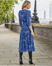 Sosandar - Paisley Print Wrap Midaxi Dress
