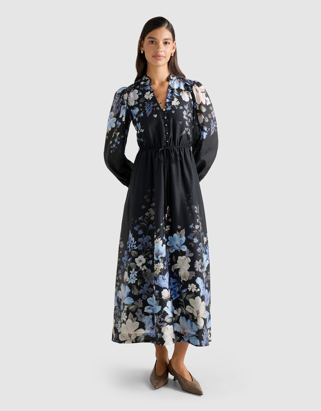 night out maxi dresses WAYWARD WRAP NECK MAXI DRESS | BLACK | Third Form | Night Out & Formal  Dresses — THIRD FORM