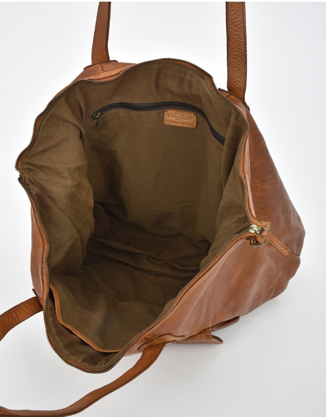 Cobb & Co - Rochester Washed Leather Weekender Bag