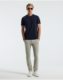 Calibre - Monogram Jacquard T-shirt Navy